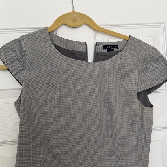 Theory Light Gray Women's Blazer and Dress Set - Picture 7 of 9